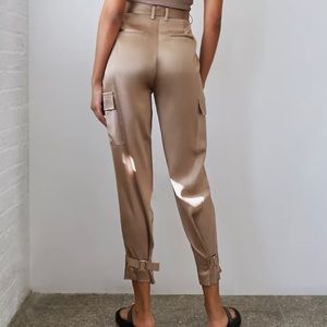 WORN ONCE-Babaton refined cargo pant- taupe